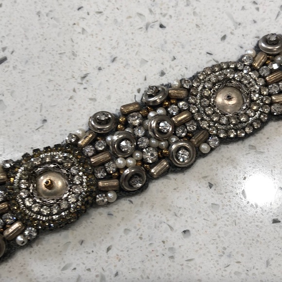 Vintage rhinestone belt/ sash - Picture 3 of 7